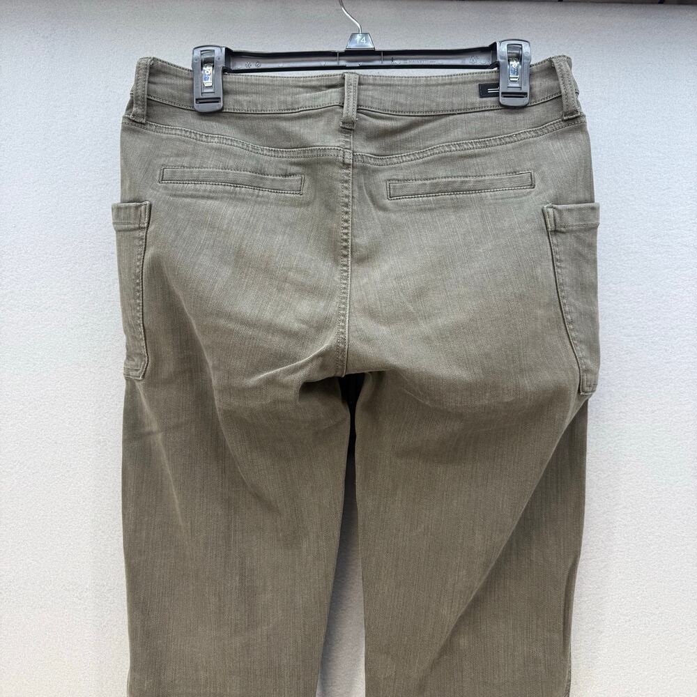 Liverpool Cargo Jeans Women's 8/29 Olive Green The Ankle Cargo Skinny Preppy - Picture 4 of 16